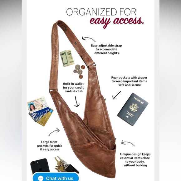 RARE Sash Black Leather Silver Studded Travel Bag - Picture 10 of 10